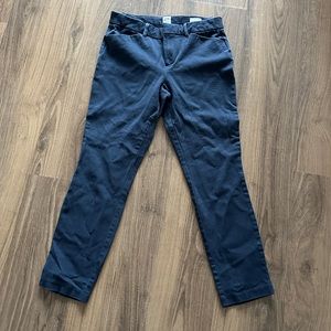 Navy Ankle Work Pants